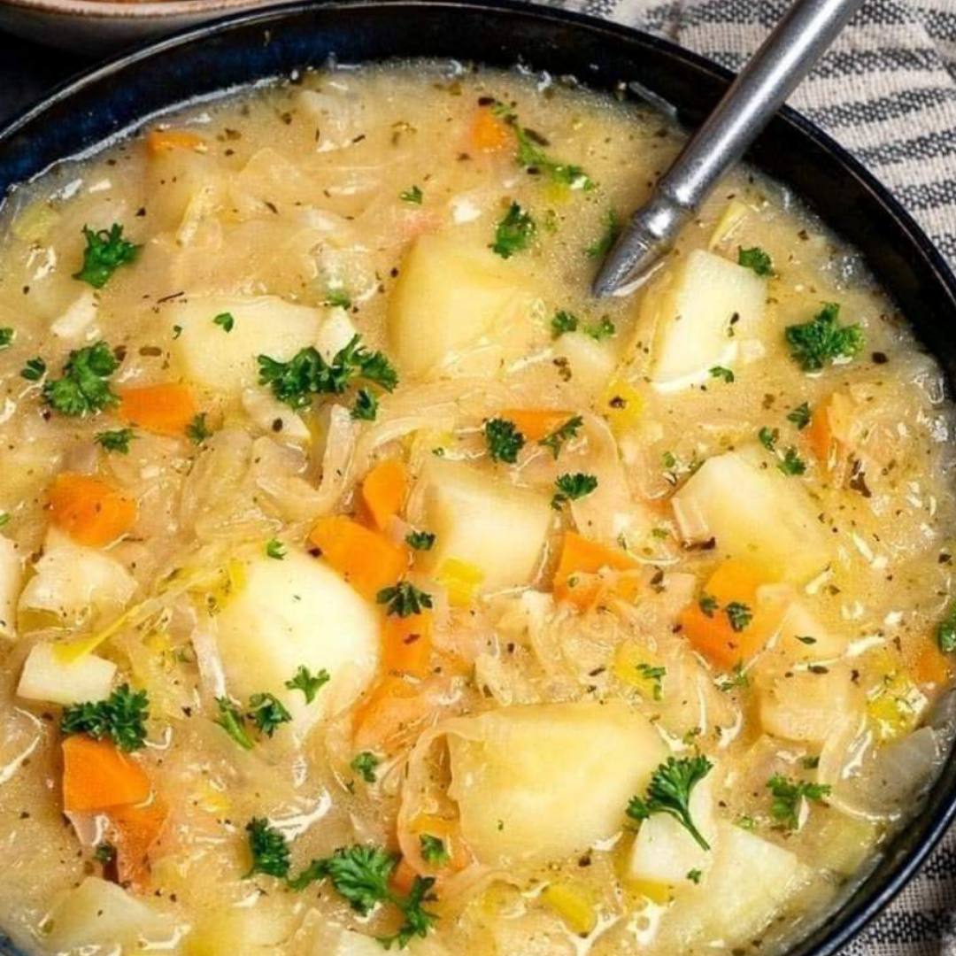 Polish bean and sauerkraut soup