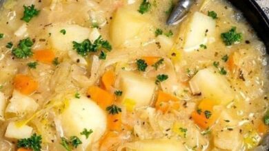 Polish bean and sauerkraut soup