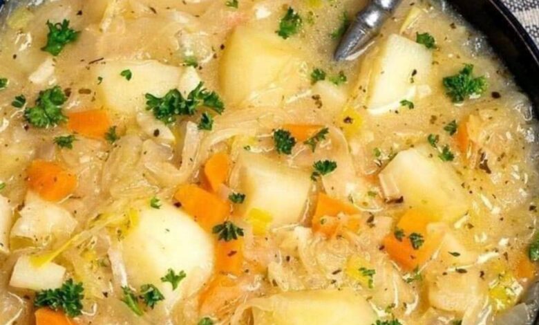 Polish bean and sauerkraut soup