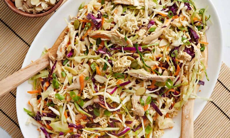 Salad chicken ramen chinese noodle noodles dressing make costco big visit top