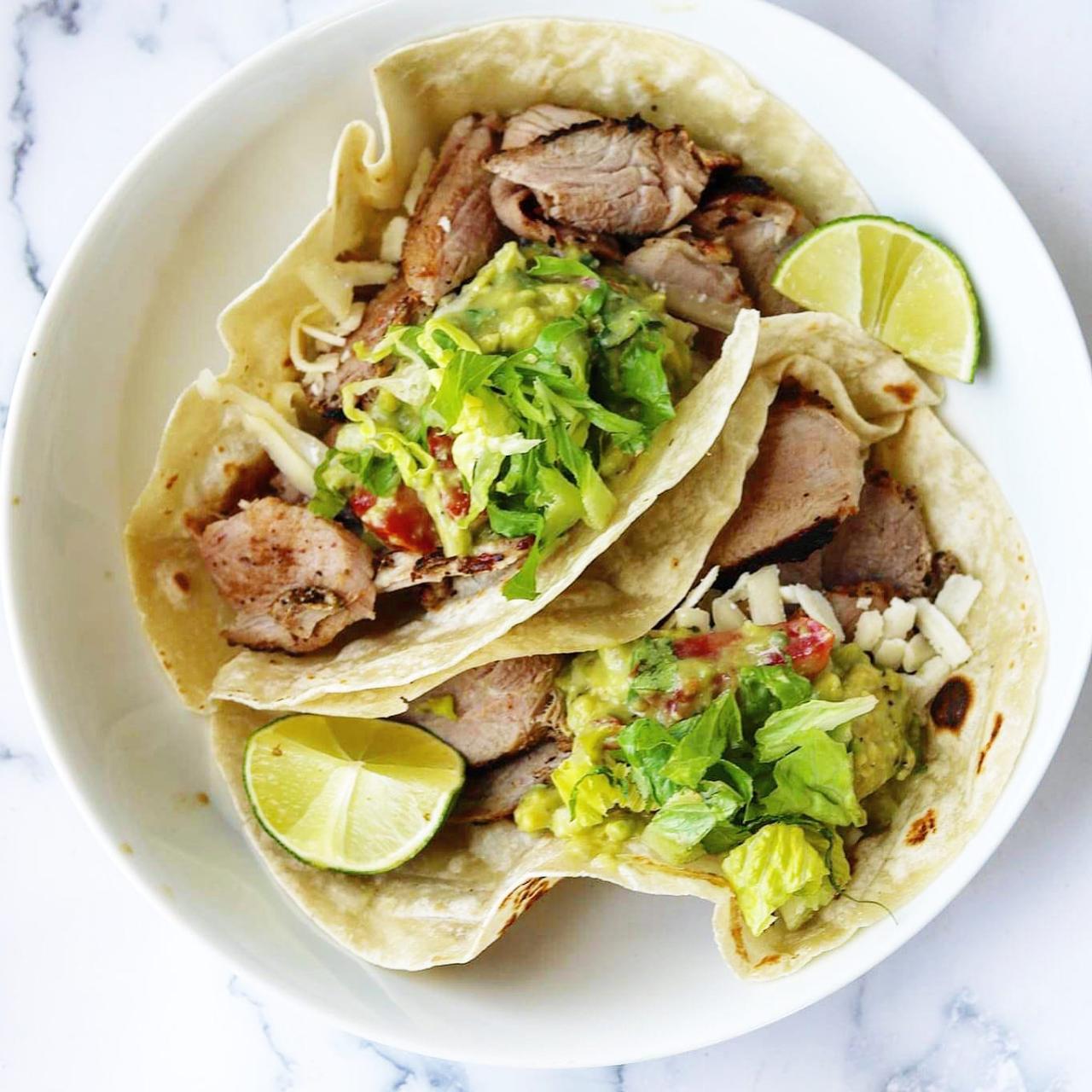 Roasted pork tenderloin tacos 2