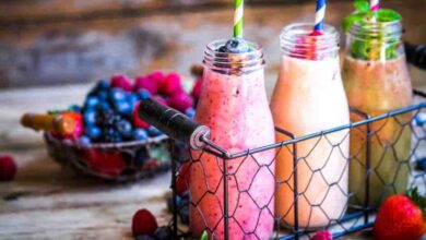 6 high fiber smoothies under 355 calories