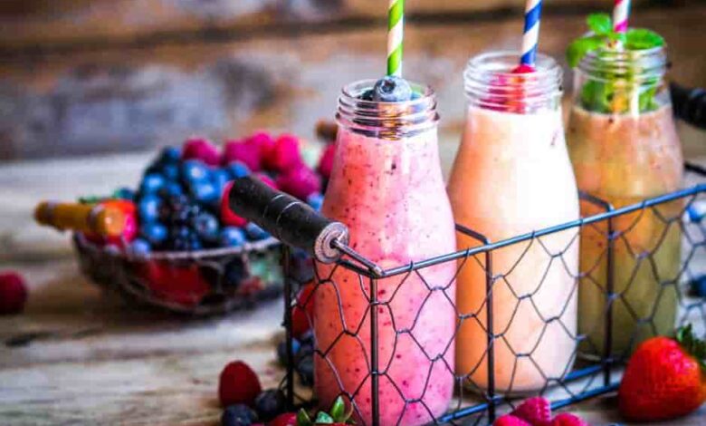 6 high fiber smoothies under 355 calories