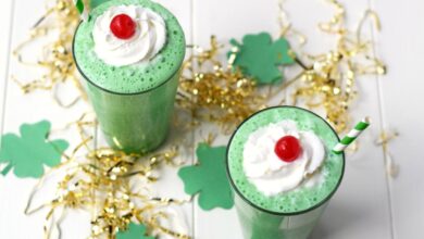Recipe healthy shamrock shake