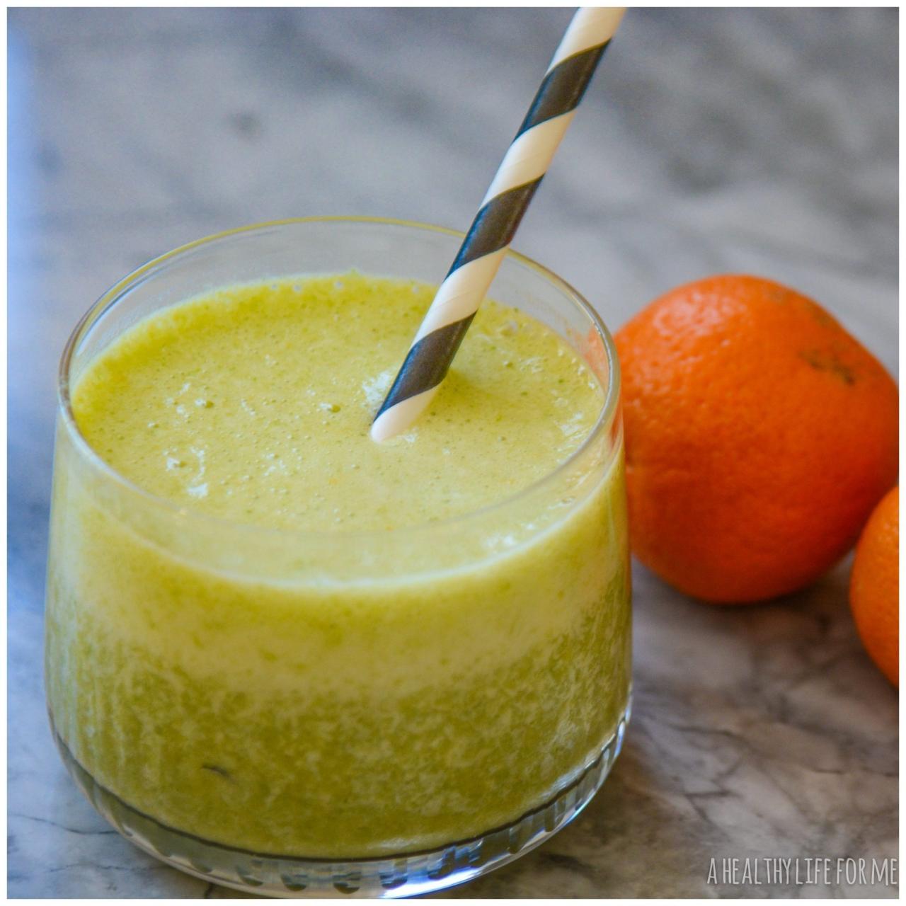 Mandarin ginger smoothie