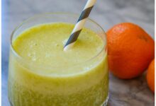 Mandarin ginger smoothie