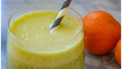 Mandarin ginger smoothie
