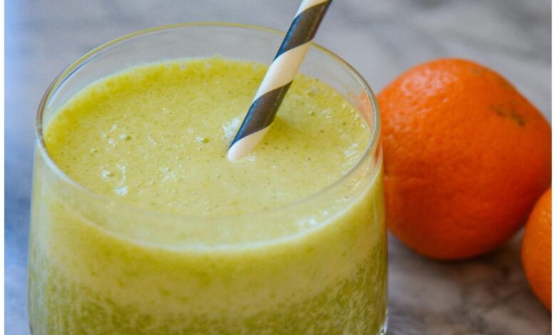 Mandarin ginger smoothie