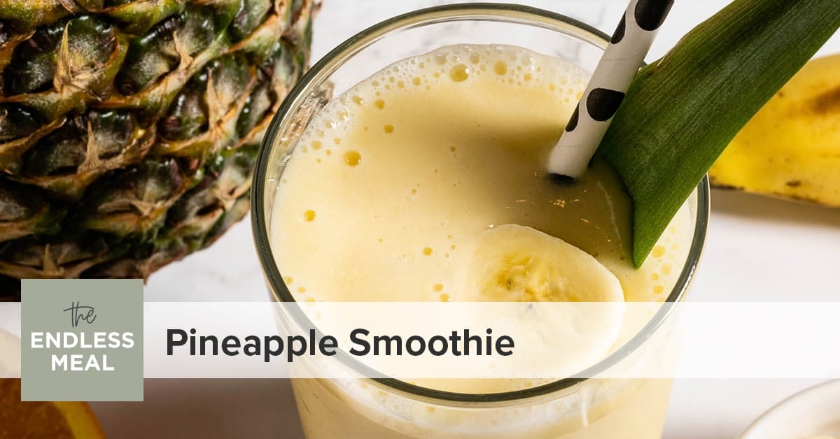 Pineapple recovery smoothie