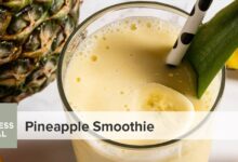 Pineapple recovery smoothie