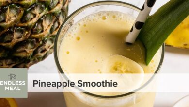 Pineapple recovery smoothie