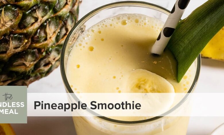 Pineapple recovery smoothie