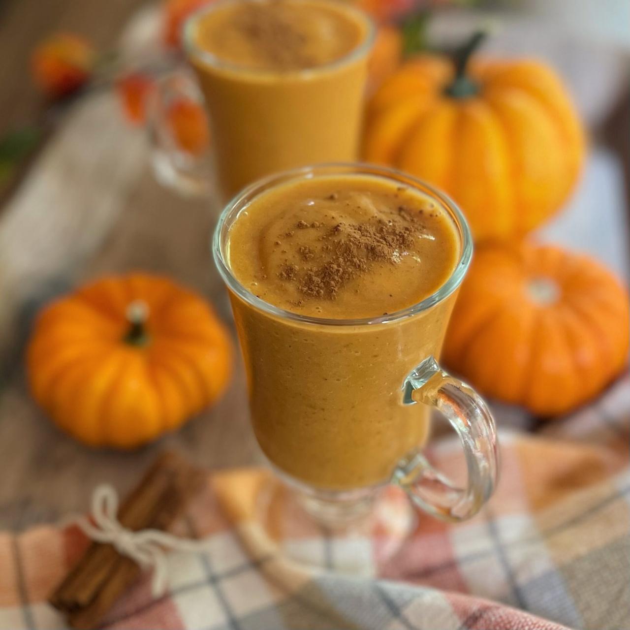 Pumpkin spice smoothie
