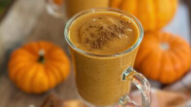 Pumpkin spice smoothie