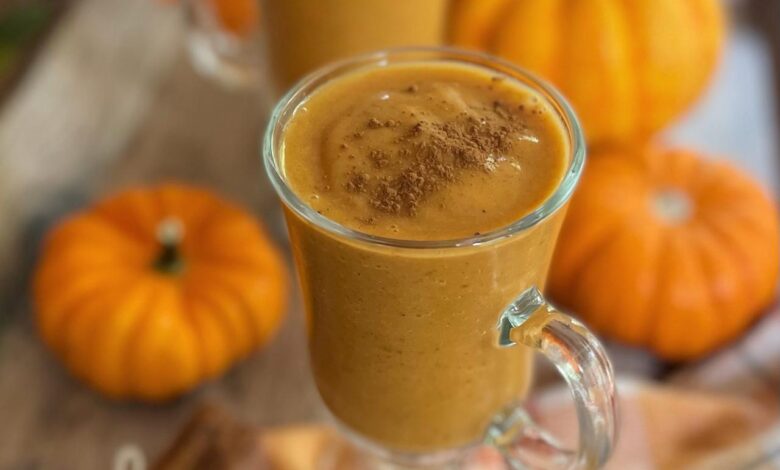 Pumpkin spice smoothie