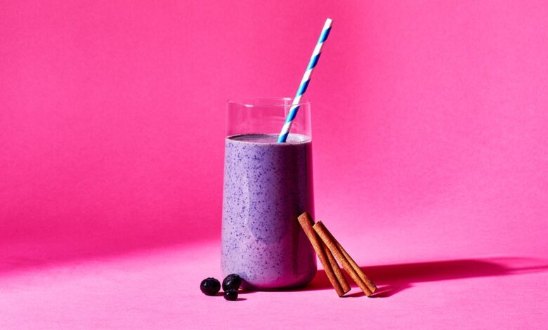 Blueberry smoothie recipe