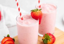 Recipe silky strawberry smoothie